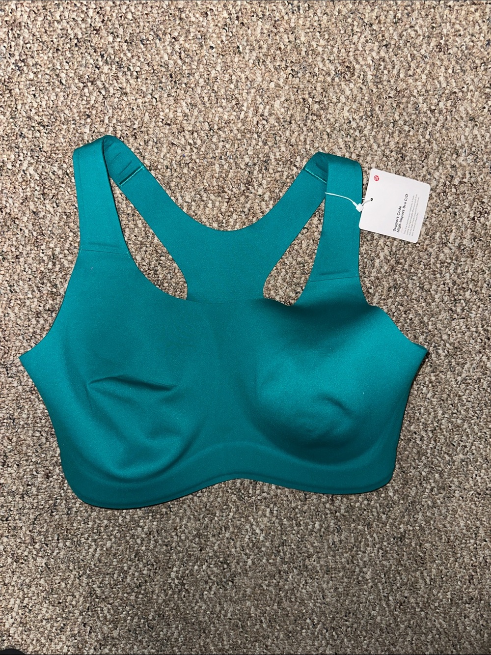 Lululemon Go Farther Sports Bra (Teal Color)